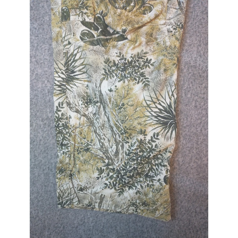 GameGuard Outdoors Mens Brush Country Camo Cargo Pants Tan Green 41x29 Hunting - Picture 15 of 16